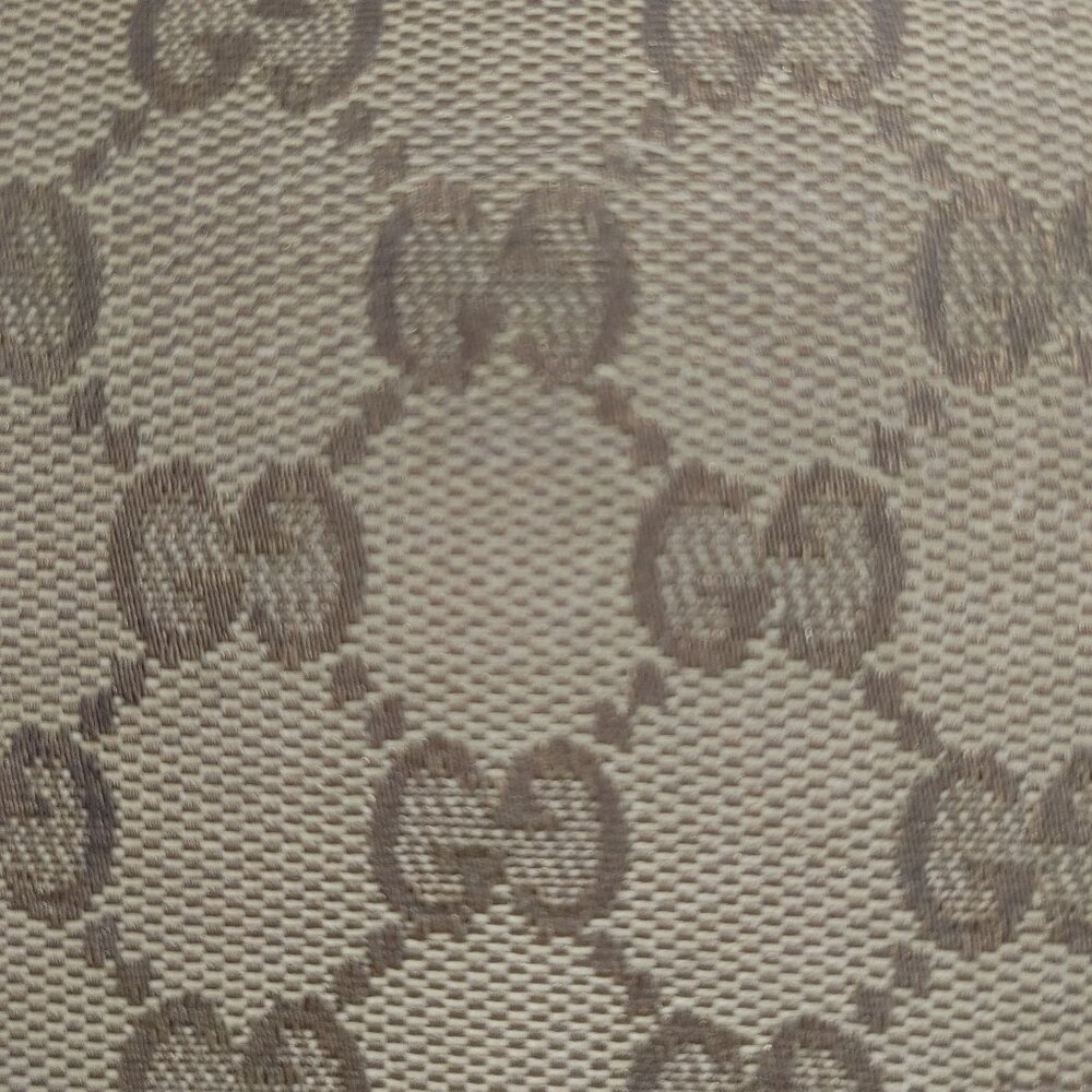 Gucci Logo Long Wallet Brown MonogramCanvas Leather Vintage Fair - Picture 7 of 16